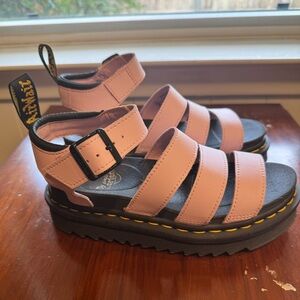 Light Pink Blair Doc Marten Sandal Size 6
